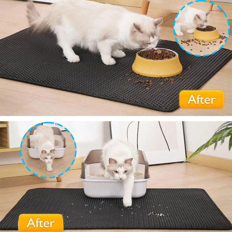 Tapete para caixa de areia de gato à prova d'água