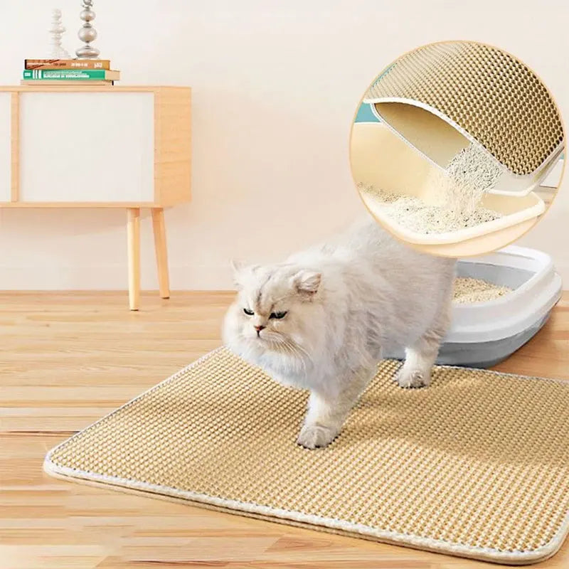 Tapete para caixa de areia de gato à prova d'água