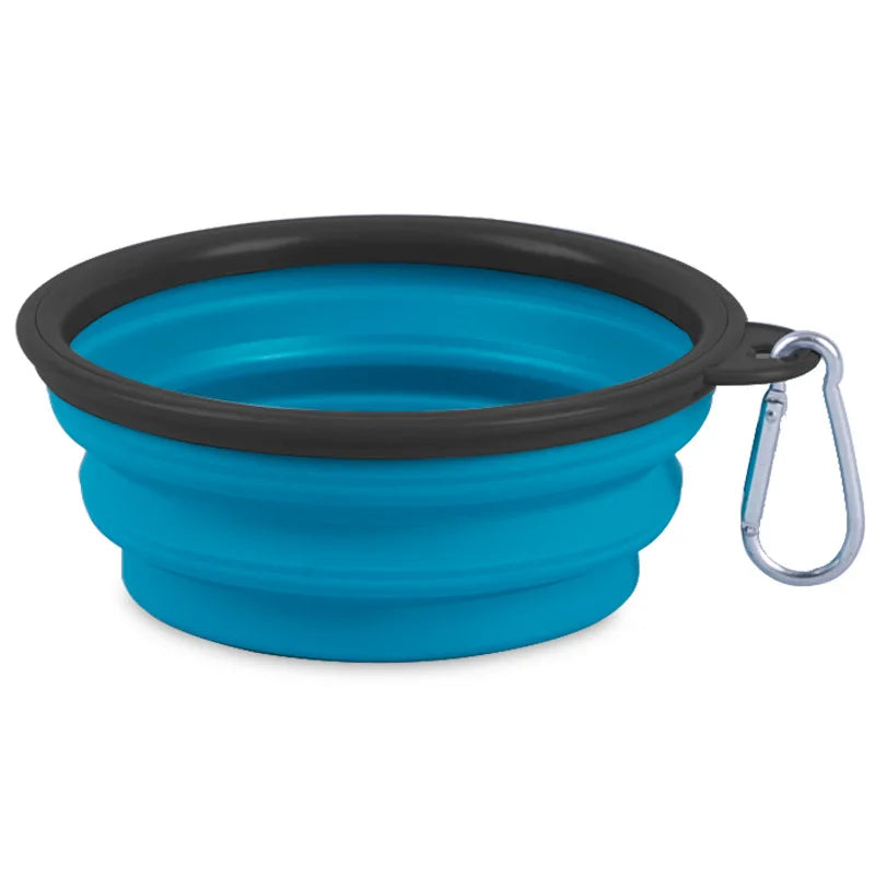 Tigela de silicone dobrável para animais de estimação