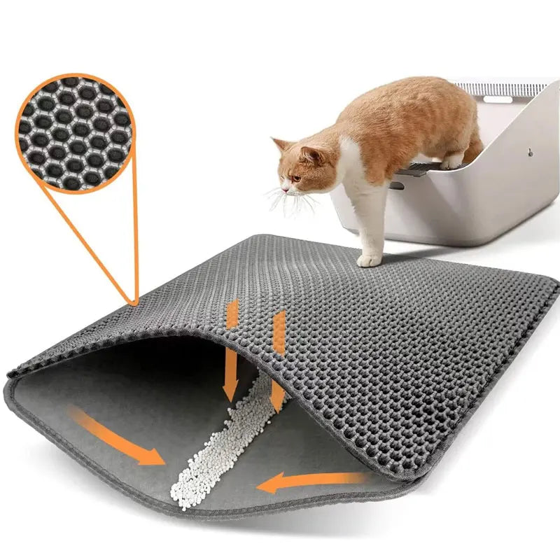 Tapete para caixa de areia de gato à prova d'água